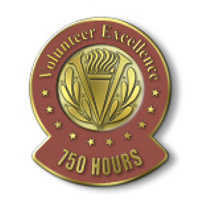 Volunteer Excellence - 750 Hours